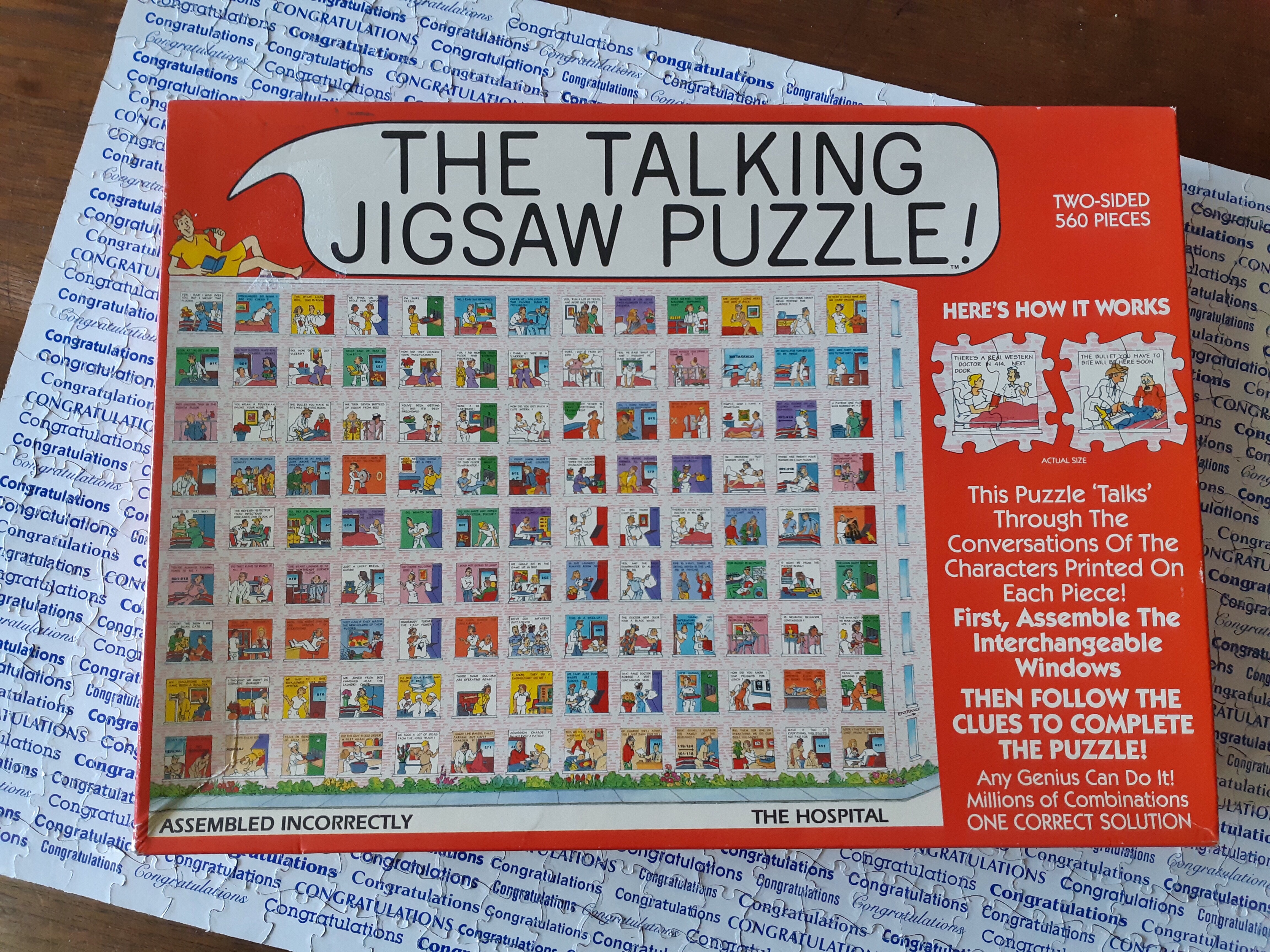 The Talking Jigsaw Puzzle: The Hospital – thepuzzlesivedone